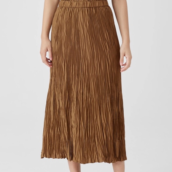 Eileen Fisher Dresses & Skirts - New: Eileen Fisher Crushed Silk Maxi Skirt. Size 6 / 8
